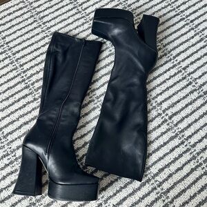 Genuine leather boots Size 37